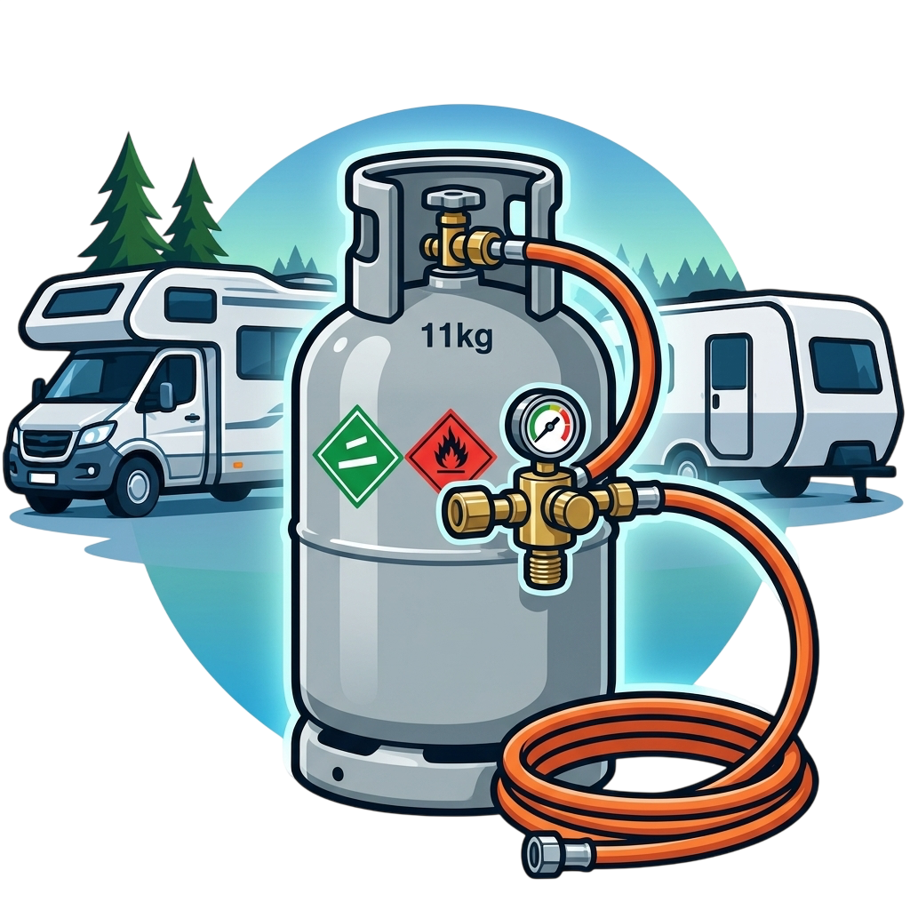 Mr.Camper Gasschläuche Regler Tausch